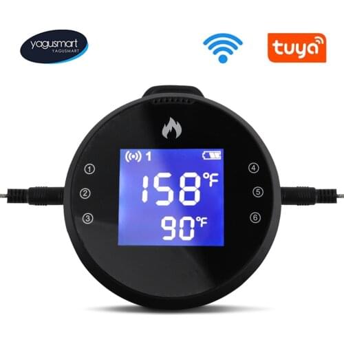 Yagusmart Food Probe Tuya WiFi Digital BBQ Meat Thermometer For Cooking and Kitchen Grill Oven Smart Food Temperature Probe