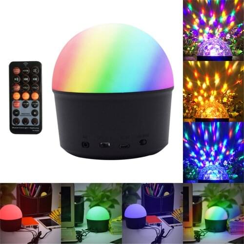 9 color LED Disco Light Party Stage Lighting night lamp Mini DJ disco ball strobe lights for wedding Xmas party home decoration
