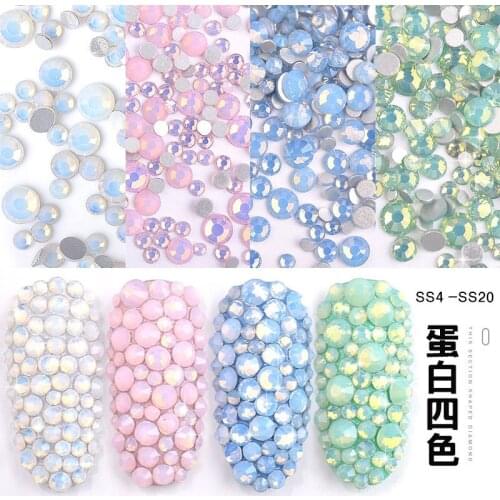 Nail jewelry flat nail diamond A snow protein glass crystal diamond color diamond small zircon accessories