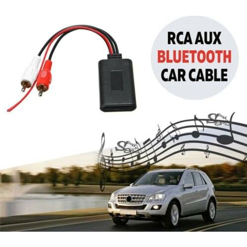Universal Car Bluetooth Receiver Module AUX-In Adapter For Vehicles With 2RCA Interface For Truck Auto
