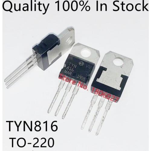 10pcs/lot TYN816 16A 800V unidirectional thyristor TO-220