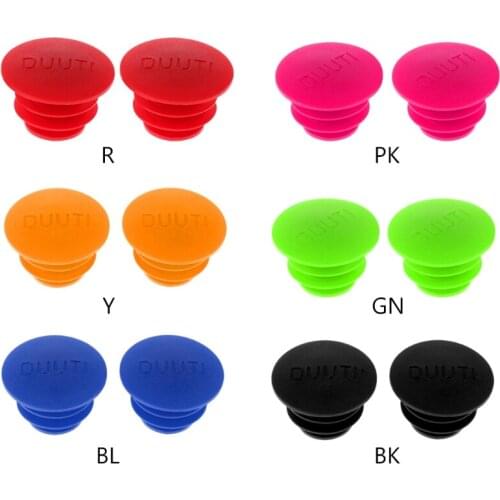 2pcs Mountain Bike Bar MTB Mountain Handle Bar End Plugs Handlebar End Plugs PE Handle Clamp Bar End Stoppers
