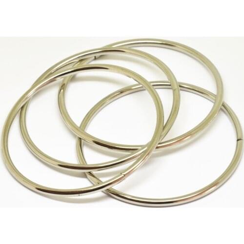 20pcs/lot 70mm Big Rings Non Welded Metalic O Rings For Bags Handle Pants Connect Handmade Connect DIY Accessories