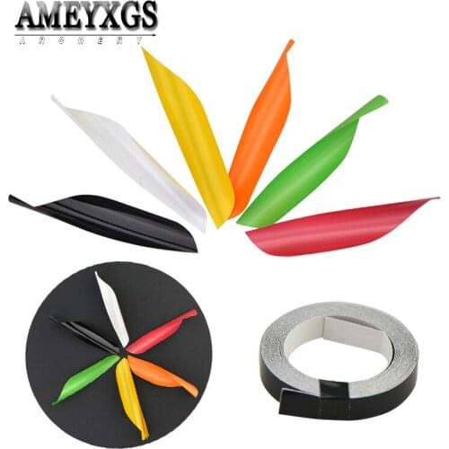 50pcs 1.75" Archery Spiral Feather Recurve Bow Shooting Carbon Aluminum Arrow Spiral Feather Rotating Vane Hunting Accessories