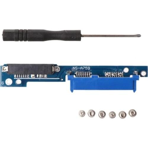 Micro SATA 7+6 Male to SATA 7+15 Female Adapter Serial ATA Converter for Lenovo 310 312 320 330 IdeaPad 510 5000 Circuit Board