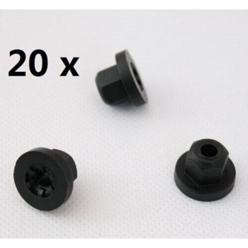 FOR BMW Plastic Nuts Unthreaded Widely Used for Trim, Carpets Sensor 16131176747