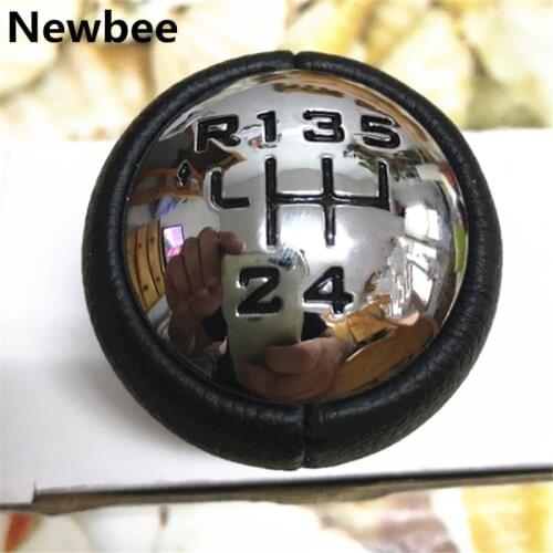 Newbee 5 Speed Car Gear Shift Knob Lever Stick Head For Peugeot 307 308 3008 407 807 Partner B9 Tepee Citroen C3 C4 Picasso C8