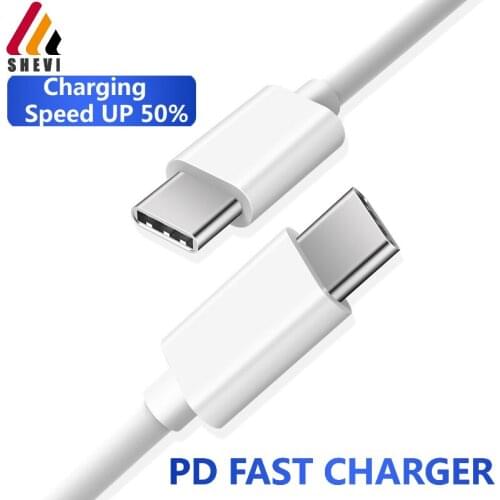 PD USB C to USB Type C 5A Cable for Macbook Dell XPS Xiaomi Huawei Quick Fast Charge 4.0 Type-C PD Charger Cable E-Marker