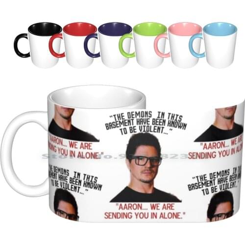 Zak Mission To Aaron Ceramic Mugs Coffee Cups Milk Tea Mug Zak Bagans Aaron Goodwin Ghost Adventures Ghost Hunters Creative