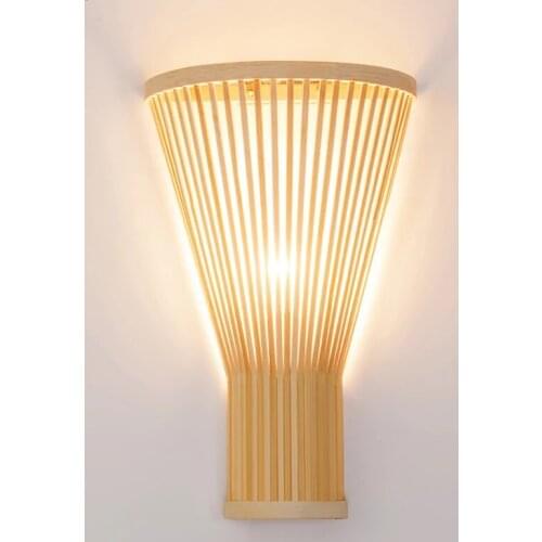 Chinese Led Wall Lamp Creativity Bamboo Wall Lamp For Living Room Bedroom Bedside Study Dining Room Modern Decor Home Wall Lamp