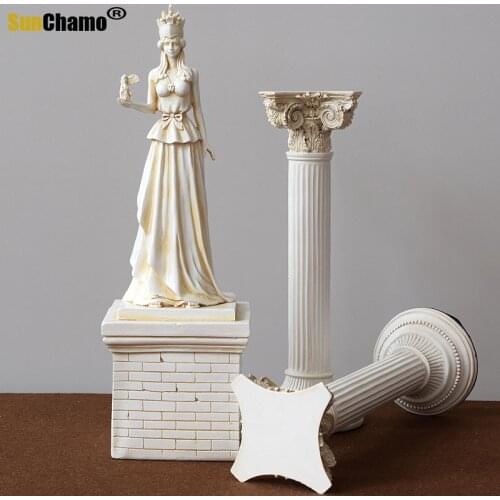 Creative Athena Goddess Statuary Head Picture Places Adornment Study Handicraft Tabletop Murals Ornament Accessories Furnishing