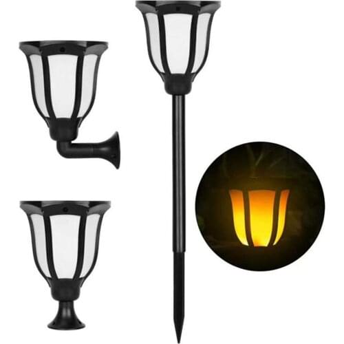Solar Powered Landscape Lights for Outdoor Pillar Lamp, Solar Pole Lighting for Yard Garden Pathway, Walkway and Drive Way Decor