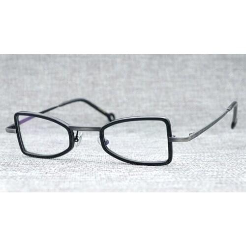 LKK UNISEX glasses Japan popular Acetate Alloy Optical Glasses Frame Retro Myopia Prescription Eyeglasses Frame Vintage Eyewea