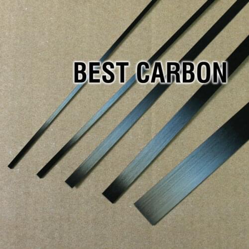 5Pcs of 0.6mm x 3mm x 1000mm Carbon Fiber Strip - Toray T700 carbon fiber joint with Epoxy resin