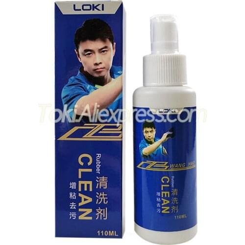 LOKI Professional Table Tennis Rubber Cleaner 110ml Ping Pong Racket Clean Mist Wash Detergent Water