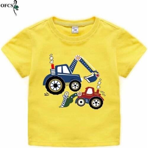 Retail Summer Children Clothing Boys Cartoon T Shirt Cotton Short Sleeve jumper Kid Boy Casual Cute T-shirt 2-12 Years Tee Shirt