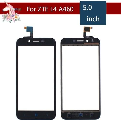 5.0" For ZTE Blade L4 A460 LCD Touch Screen Digitizer Sensor Outer Glass Lens Panel Replacement