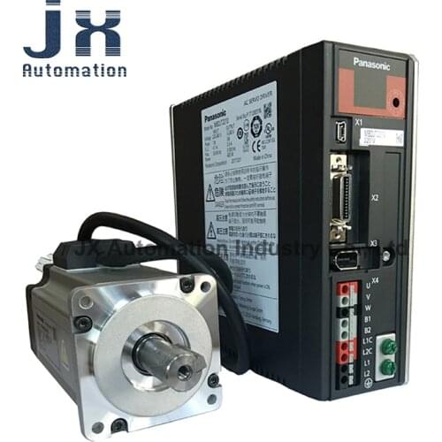 Panasonic 220V 0.4KW High Inertia AC Servo Motor MHMJ042P1S+MBDJT2210 Servo Drive