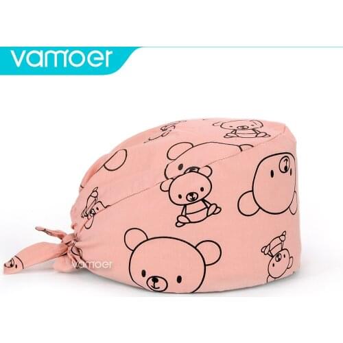 Unisex anime scrubs hats scrub Cap nursing nurse Hat Cartoon Health service cap for men and women Hat Clinic work cap