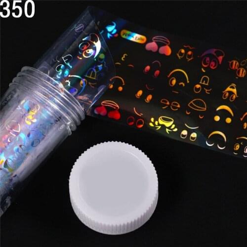 Punk Smiley Graffiti Nail Stickers Nail Sticker Multi-element Leaf Nails Accessories Fashion Manicure Stickers 10 Styles 4*100CM