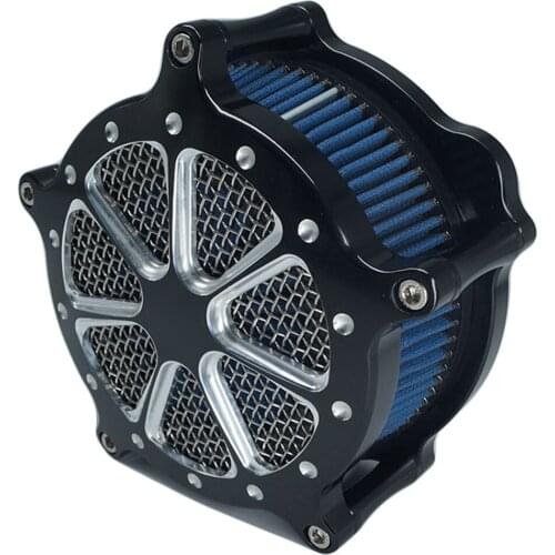 Air Filter Intake Air Cleaner Motorcycle Cnc Cut Kit for Harley Touring Street Road Glide 2008 - 2016 Softail 2016 - 2017 Dyna