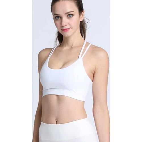 LELINTA Woman Bra High Stretch Breathable Top Fitness Women Padded for Running Gym Seamless Crop Bra Sport Bra