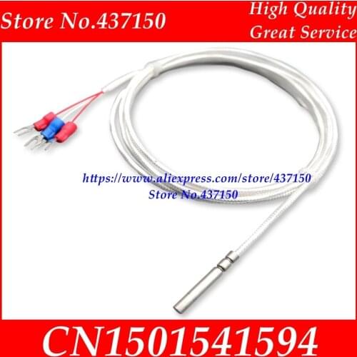 1PCS x Ultra low temperature liquid nitrogen pt100 PT1000 temperature sensor, platinum resistance, thermal resistance -200+200