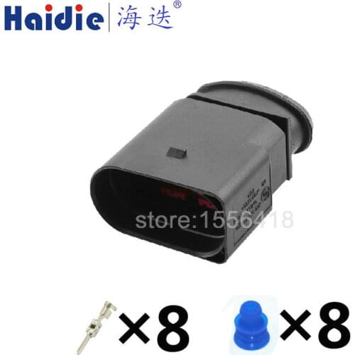 Free shipping 2sets 8pin VW auto A3 A4 TT VW Jetta GTI Rear Light Lamp Connector Wiring Plug wiring connector 8D0973734