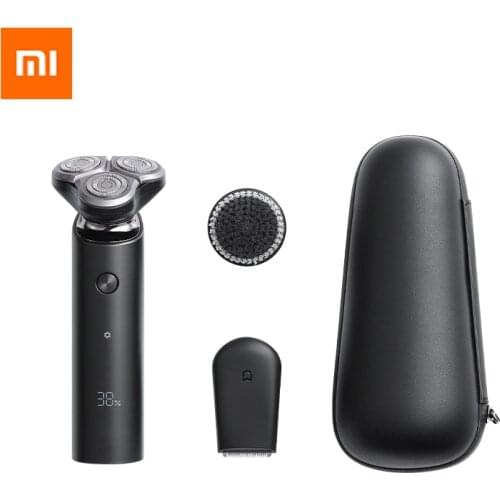 Xiaomi Mijia Electric Shaver S500 S500C 3 Head Flex Razor Dry Wet Shaving Washable Portable Beard Trimmer Face Cleansing 3 In 1