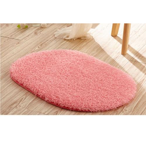 1pc Cashmere Bath Bathroom Bedroom Floor Mat Shower Rug Non-Slip Kid Room Floor Mat Decoration Salon Thicker Pile Rug Hot
