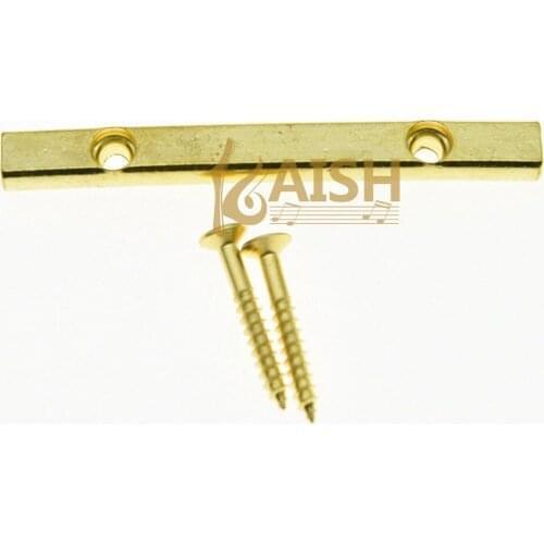 Pack of 5 Guitar String Retainer Bar Fits Electric Guitar Gold