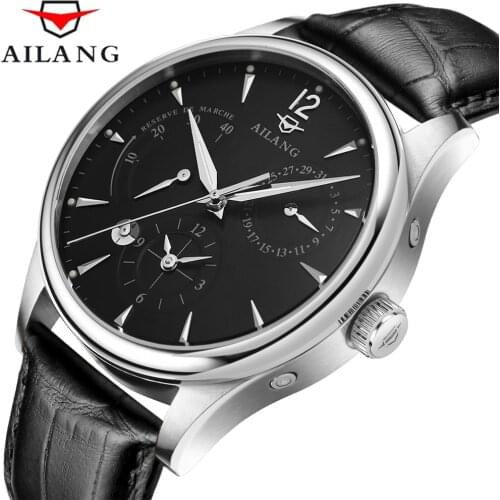 AILANG 2021 New Automatic Stainless Steel Waterproof Simple Luminous Fashion Personality Business Formal Mens Mechanical Watch