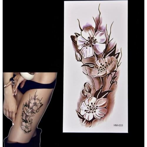 New Fashion Removable Waterproof Temporary Tattoo Plum Blossom Body Tattoo Sticker Wholesale