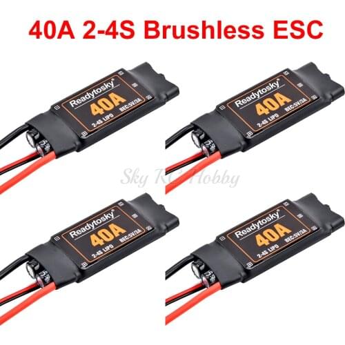 NEW 40A 2-4S Electronic Speed Controller ESC with 5V 3A BEC For S500 X500 ZD550 Fixed Wing RC Helicopter Quadcopter