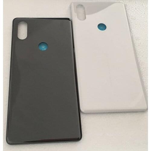 Original Tempered Back Glass For Xiaomi Mi MIX 2S Mix2s 2S Back Battery Cover Door Housing case Spare Parts