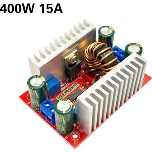 400W 15A 8.5-50V to 10-60V Voltage Charger Step Up Converter Constant Current Power Supply Module