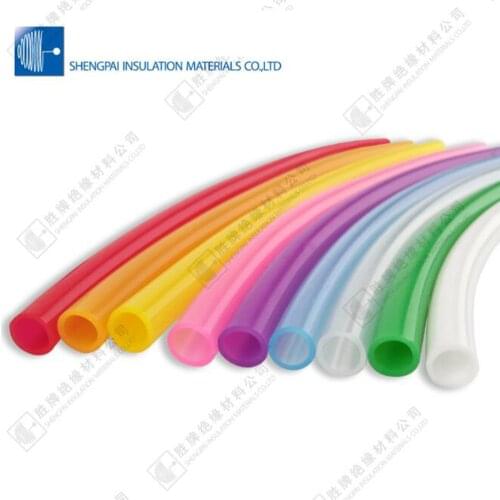 TRIUMPHCABLE 1M/2M transparent color silicone bushing automobile insulation sleeve high temperature and high pressure solid tube