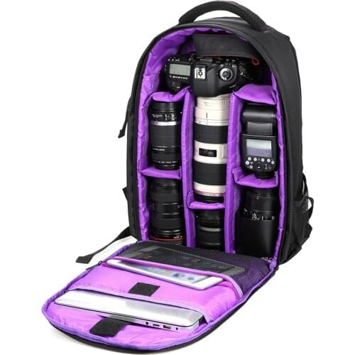 Photo Backpack Camera Bag for Nikon Canon DSLR Photography Camera Bags Outdoor Wear-resisting Waterproof Tripod Camera pouch