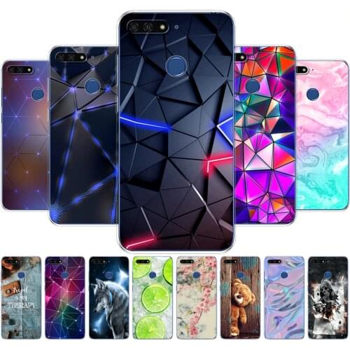 Silicon case for Huawei AUM-L29 honor 7a pro 5.7 inch Case Soft TPU Phone Back cover For Huawei Honor7A pro 7aPRO