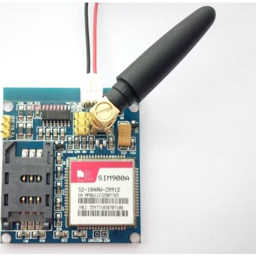 SIM900A GPRS module 5V insert mobile phone card GSM phone SMS wireless networking Raspberry Pi