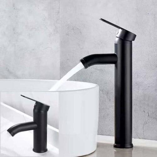 Stainless Steel Bathroom Lavatorio Torneira Banheiro Preta Sink Faucet Mitigeur Lavabo Salle De Смеситель Для Ванной Grifo Lavab