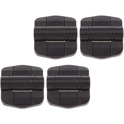 4pcs 150° Detented Open Angle Door Positioning Hinges for Southco C6-9, Black