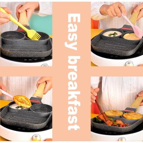 Non-Stick Egg Frying Pan Pancake Pan Fried Egg Steak Omelette Pan Skillet for Breakfast