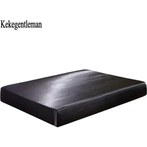 Satin Silk Bed sheets whit Elastic Full Queen King Deep Fitted sheet Silky Mattress cover