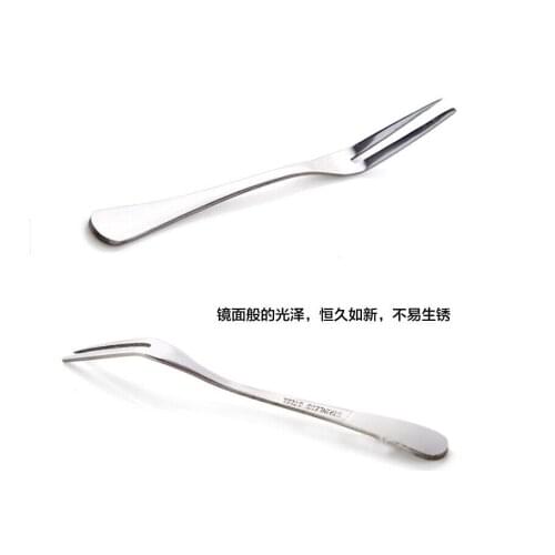 Dessert Forks Modern Design Stainless Steel Tea Fork Set Small Cake Fork For Parties Events Wedding Dishwasher Safe Silver