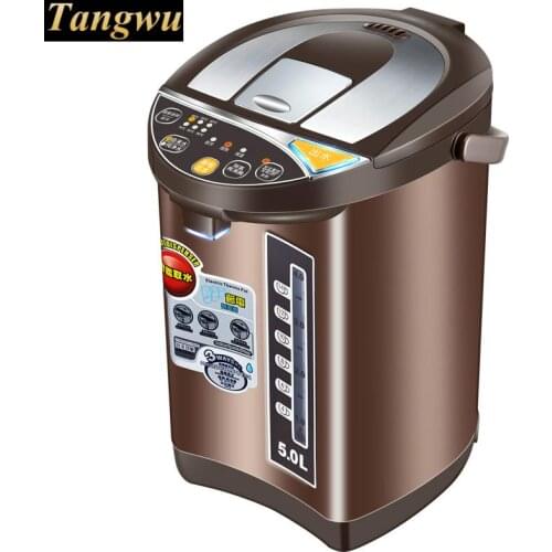 Electric hot water bottle 5l insulated home heat 304 stainless steel electric kettle