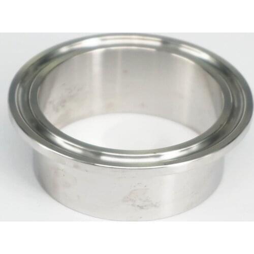51mm Tube O/D x 2" Sanitary Pipe Stainless Steel SUS 304 Weld Ferrule Tri Clamp Type Flange