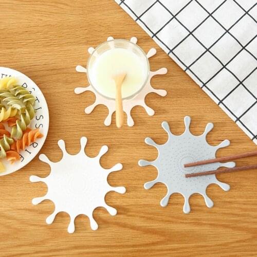 Crown Coaster Insulation Pad Table Mat Anti-Scalding European Milk Pad Simple Silicone Home Multi Purpose Easy To Clean Durable