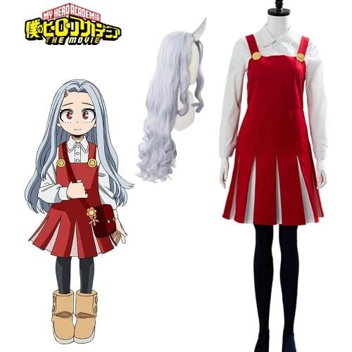Anime Boku No My Hero Academia Season4 Eri Cosplay Costume Uniform Dress Wig Halloween Costume For Women Girls Send Socks