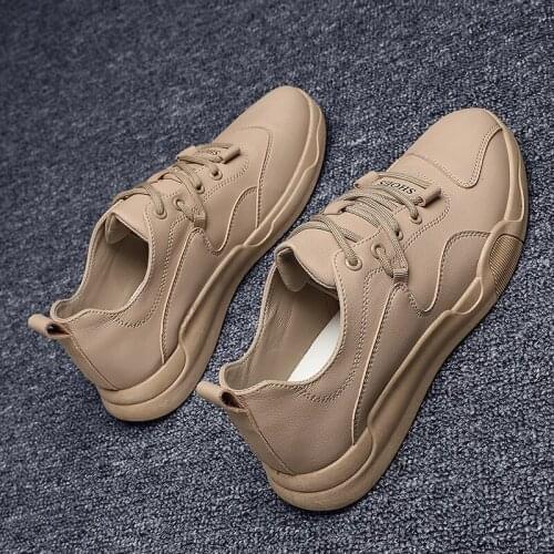 For hombre 2020 sneakers Mens lightweight sapatenis couro casual mens para cuero mens shoes scarpa genuine fashion de large man